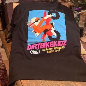 Dirt Bike Kidz (DBK) pixel graphic T-Shirt